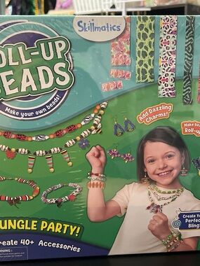 Roll-Up Beads Jewelry Kit — Green